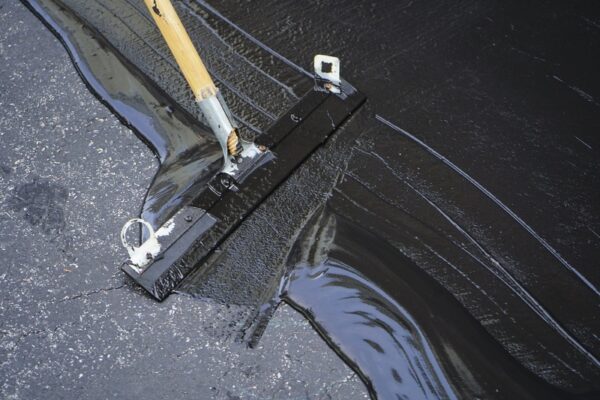 asphalt driveway seal coating process